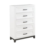 Garretson White Storage Platform Bedroom Set by Homelegance at Eve Furniture