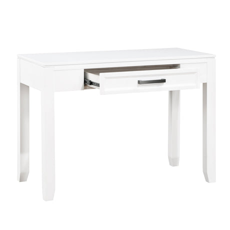 Garretson White Writing Desk by Homelegance at Eve Furniture