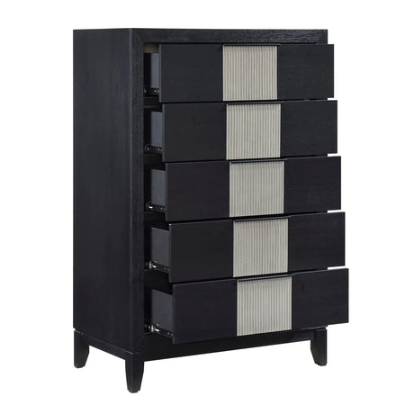 Garrison Charcoal & Gray Chest by Homelegance at Eve Furniture