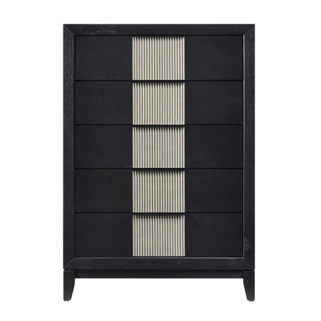 Garrison Charcoal & Gray Chest by Homelegance at Eve Furniture