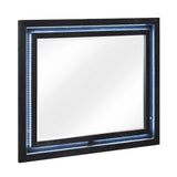 Garrison Charcoal LED Mirror by Homelegance at Eve Furniture