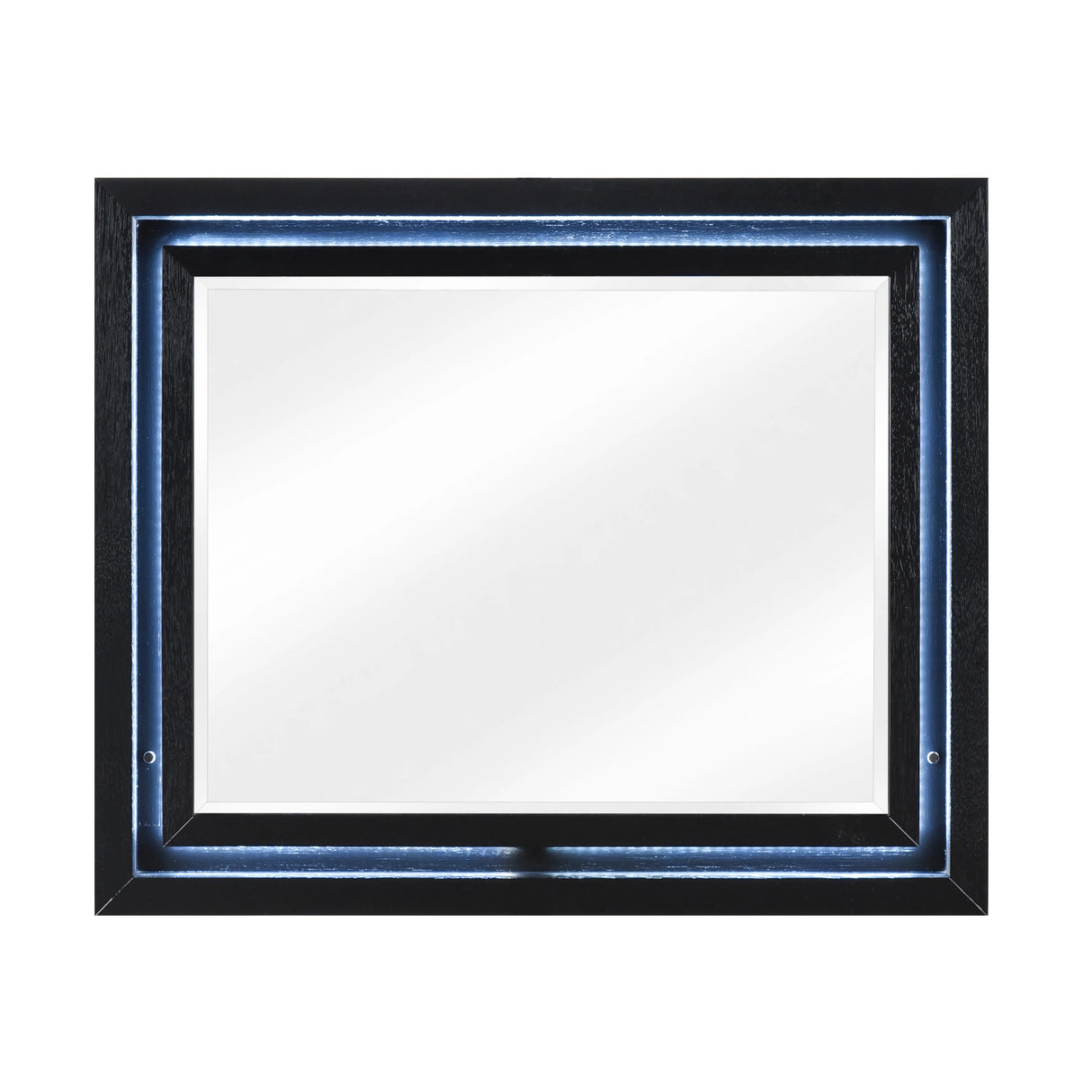 Garrison Charcoal LED Mirror by Homelegance at Eve Furniture