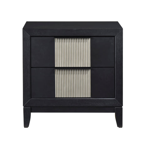 Garrison Charcoal/Gray LED Panel Bedroom Set by Homelegance at Eve Furniture