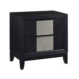 Garrison Charcoal/Gray LED Panel Bedroom Set by Homelegance at Eve Furniture