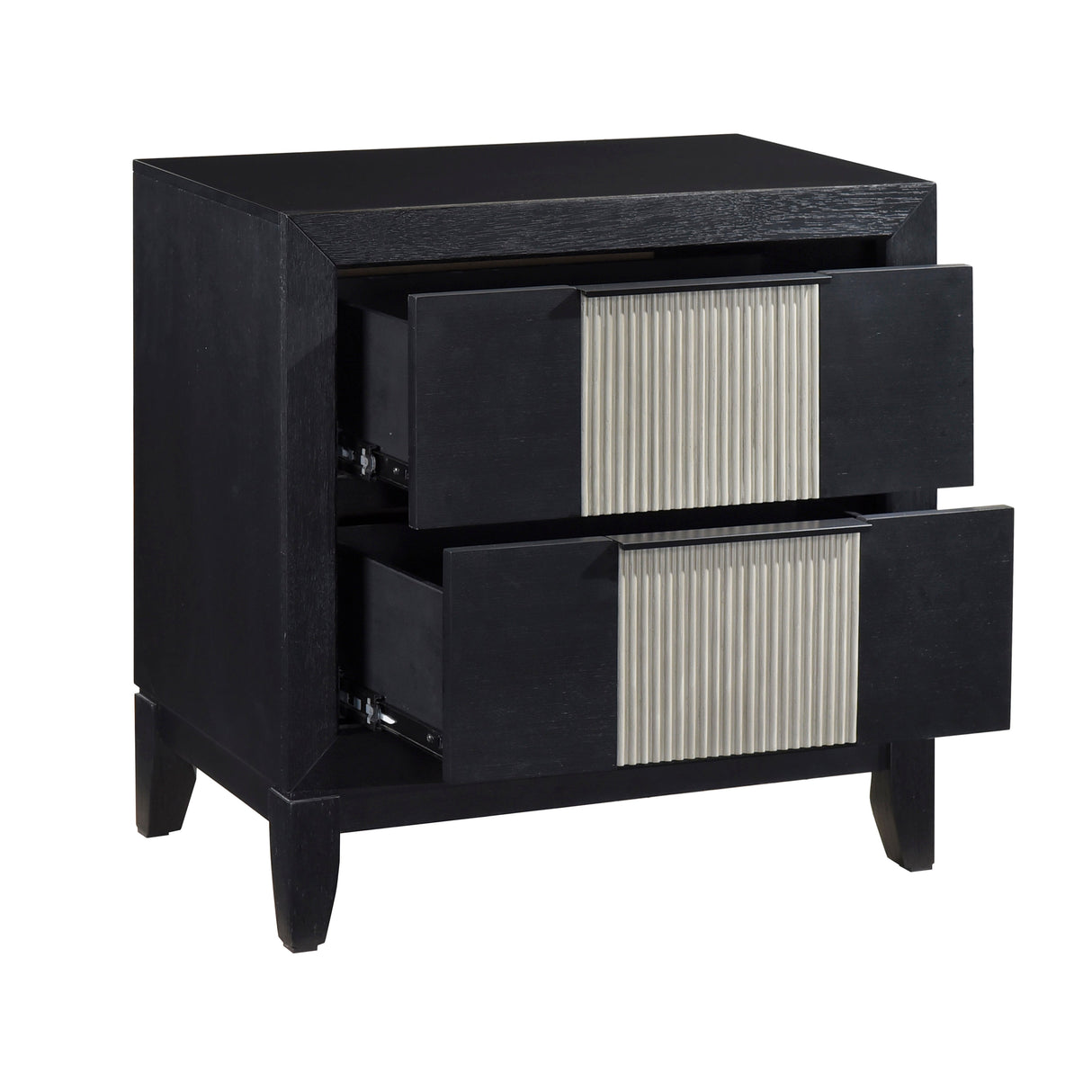 Garrison Charcoal/Gray LED Panel Bedroom Set by Homelegance at Eve Furniture