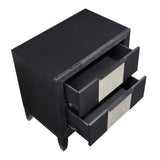 Garrison Charcoal/Gray LED Panel Bedroom Set by Homelegance at Eve Furniture