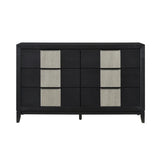 Garrison Charcoal/Gray LED Panel Bedroom Set by Homelegance at Eve Furniture
