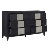 Garrison Charcoal/Gray LED Panel Bedroom Set by Homelegance at Eve Furniture