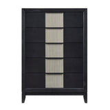 Garrison Charcoal/Gray LED Panel Bedroom Set by Homelegance at Eve Furniture