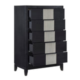 Garrison Charcoal/Gray LED Panel Bedroom Set by Homelegance at Eve Furniture