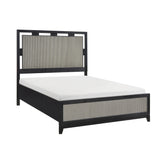 Garrison Charcoal/Gray LED Panel Bedroom Set by Homelegance at Eve Furniture
