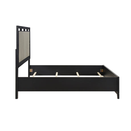 Garrison Charcoal/Gray LED Panel Bedroom Set by Homelegance at Eve Furniture