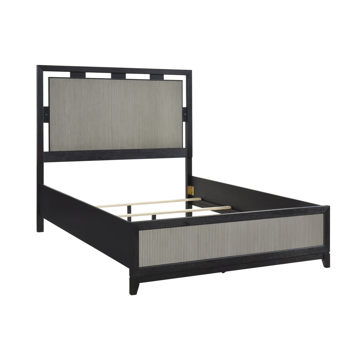 Garrison Charcoal/Gray LED Panel Bedroom Set by Homelegance at Eve Furniture