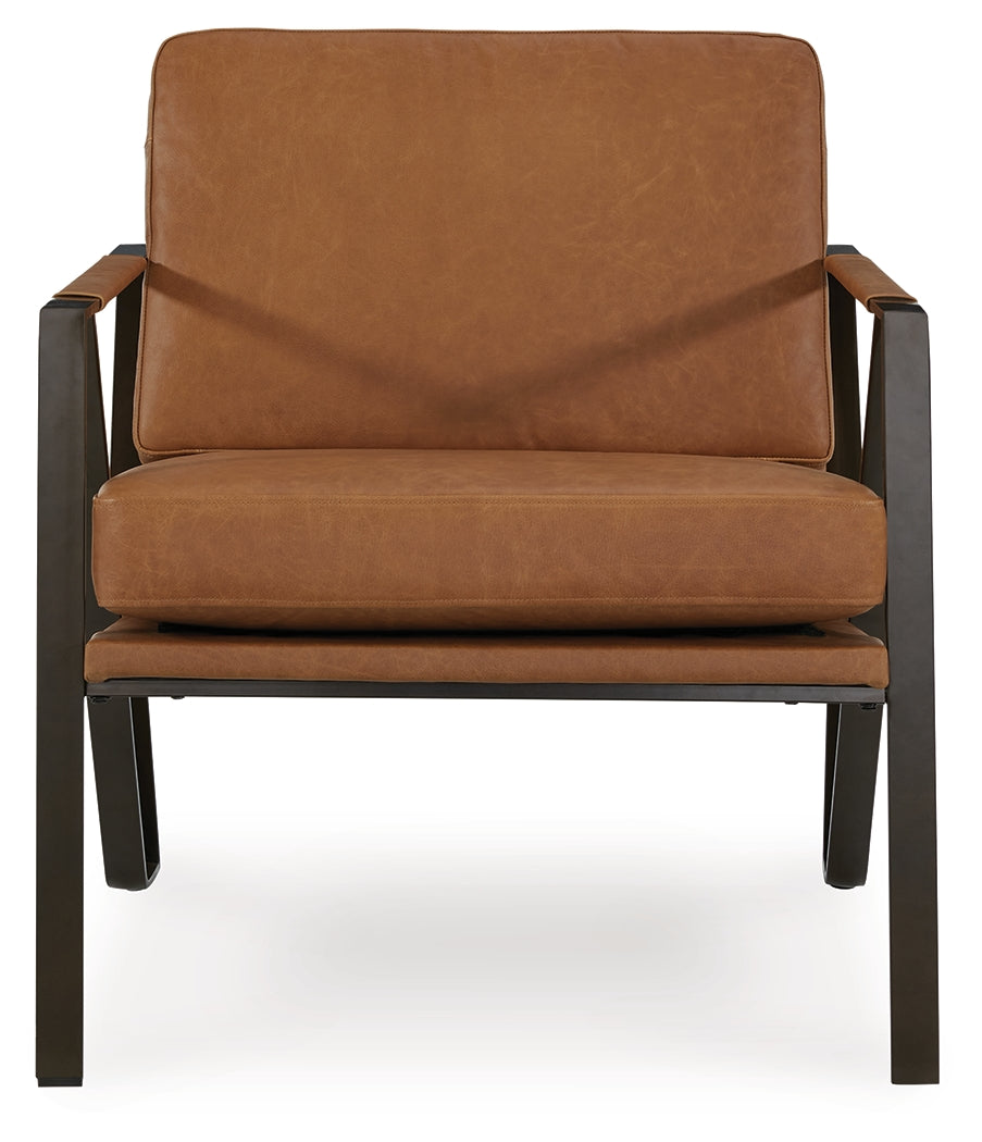 Garronmont Caramel Accent Chair by Ashley at Eve Furniture