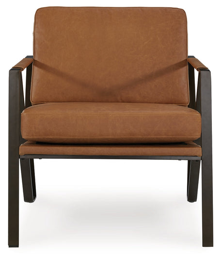 Garronmont Caramel Accent Chair by Ashley at Eve Furniture