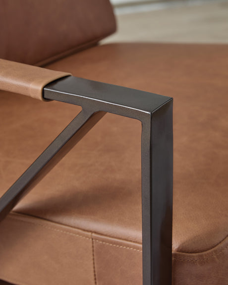 Garronmont Caramel Accent Chair by Ashley at Eve Furniture