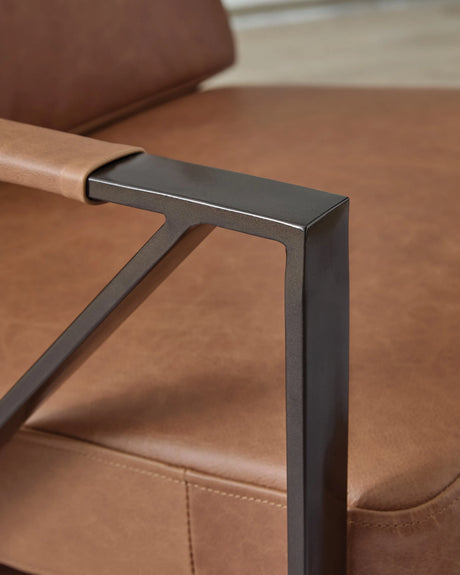 Garronmont Caramel Accent Chair by Ashley at Eve Furniture