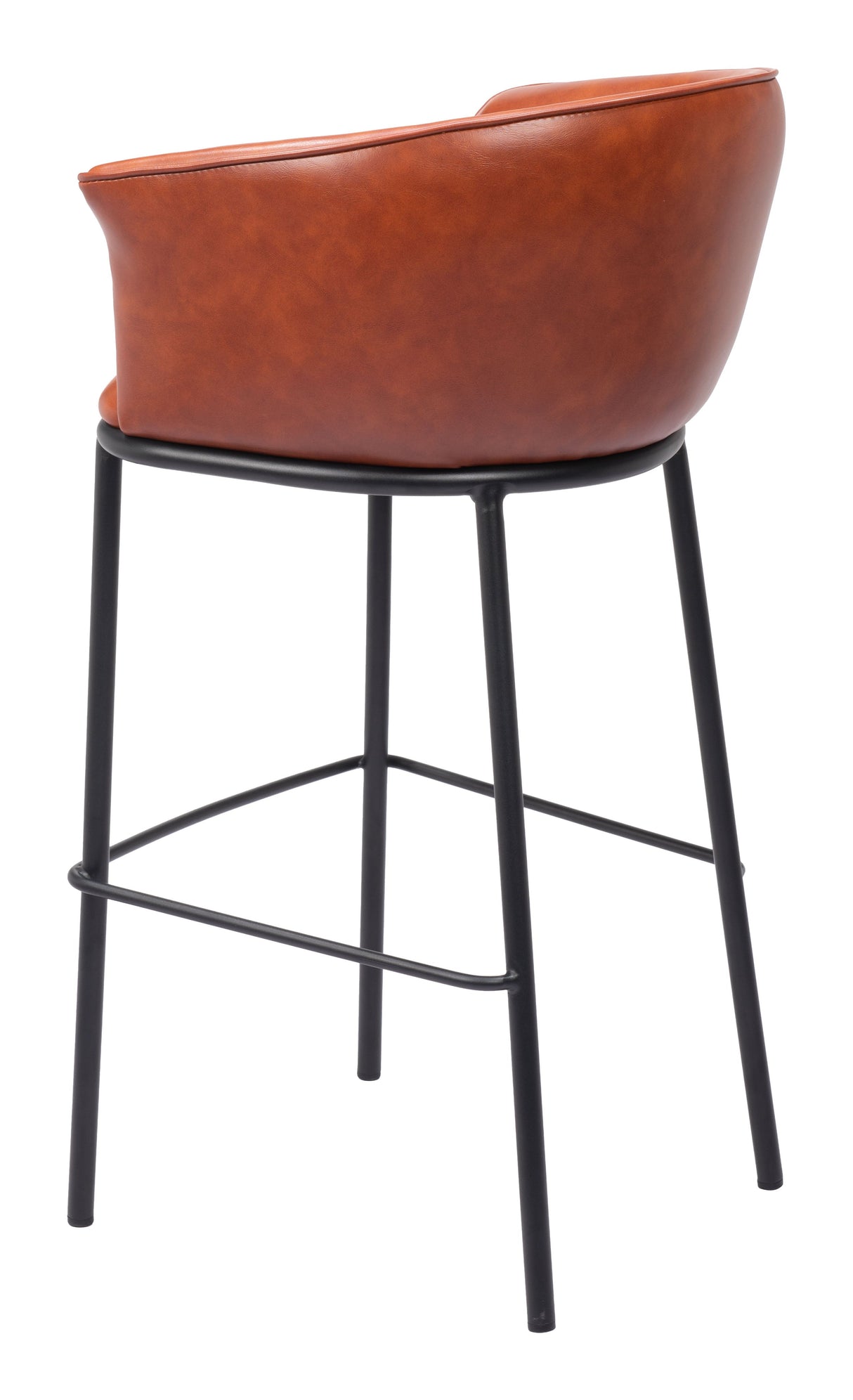 Garston Brown Barstool by Zuomod at Eve Furniture