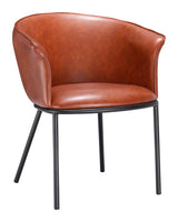 Garston Brown Dining Chair by Zuomod at Eve Furniture