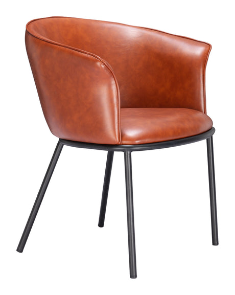 Garston Brown Dining Chair by Zuomod at Eve Furniture