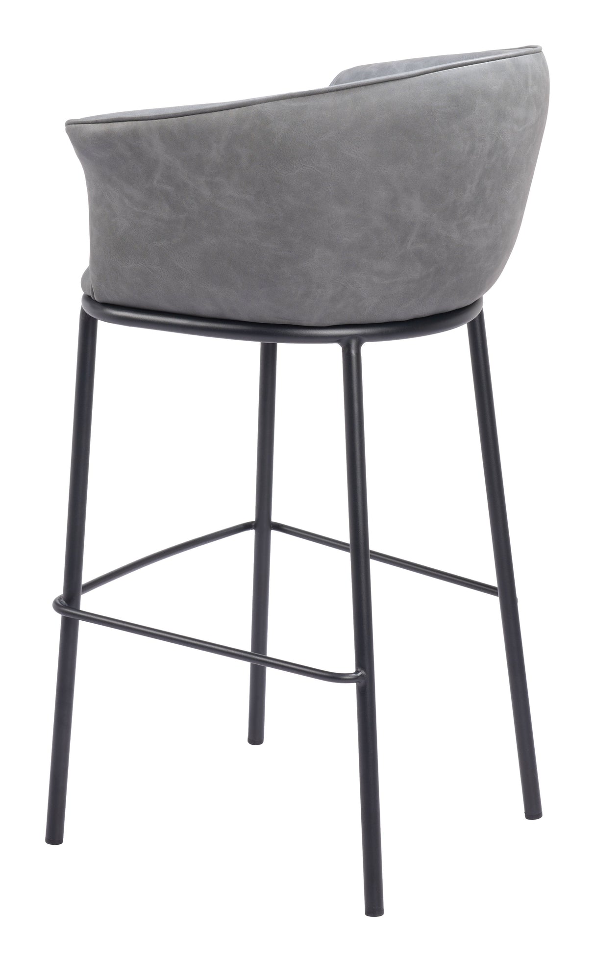 Garston Gray Barstool by Zuomod at Eve Furniture