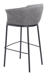 Garston Gray Barstool by Zuomod at Eve Furniture