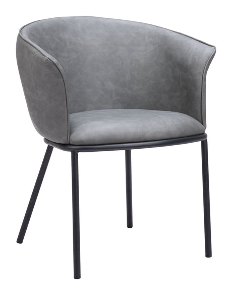 Garston Gray Dining Chair by Zuomod at Eve Furniture