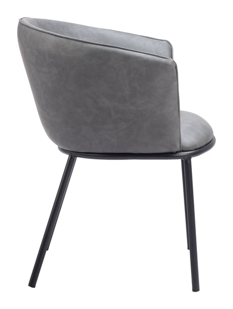 Garston Gray Dining Chair by Zuomod at Eve Furniture