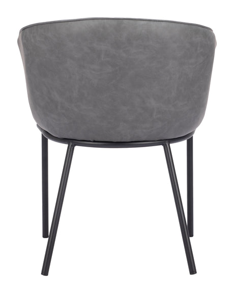 Garston Gray Dining Chair by Zuomod at Eve Furniture