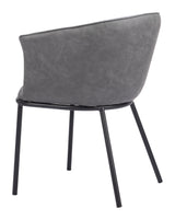 Garston Gray Dining Chair by Zuomod at Eve Furniture