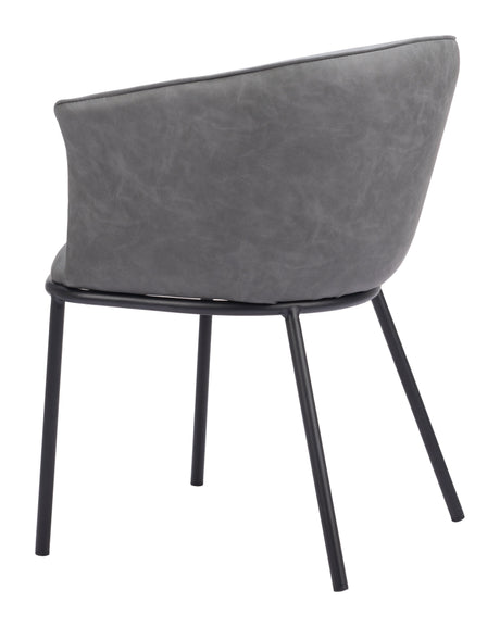 Garston Gray Dining Chair by Zuomod at Eve Furniture