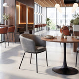 Garston Gray Dining Chair by Zuomod at Eve Furniture
