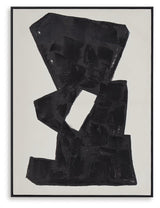 Garviery Black/Cream Wall Art by Ashley at Eve Furniture