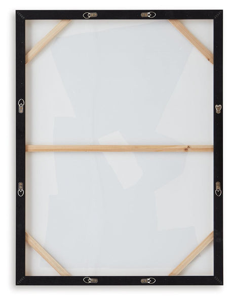 Garviery Black/Cream Wall Art by Ashley at Eve Furniture