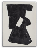 Garviery Black/Cream Wall Art by Ashley at Eve Furniture