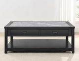 Garvine 3-Piece Sintered Stone Table Set by Steve Silver at Eve Furniture