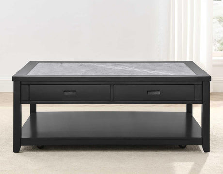 Garvine 3-Piece Sintered Stone Table Set by Steve Silver at Eve Furniture