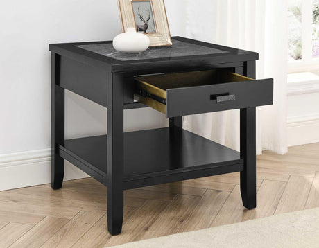 Garvine Sintered Stone End Table by Steve Silver at Eve Furniture