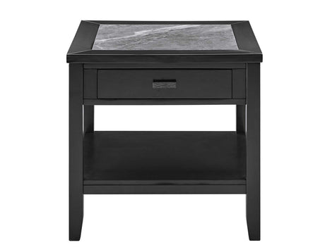 Garvine Sintered Stone End Table by Steve Silver at Eve Furniture