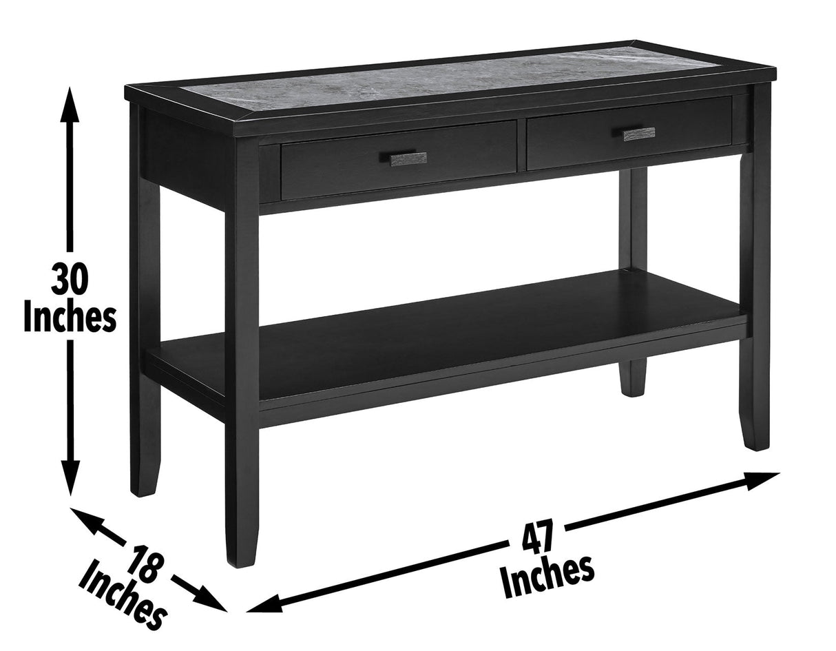 Garvine Sintered Stone Sofa Table