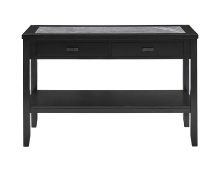 Garvine Sintered Stone Sofa Table by Steve Silver at Eve Furniture