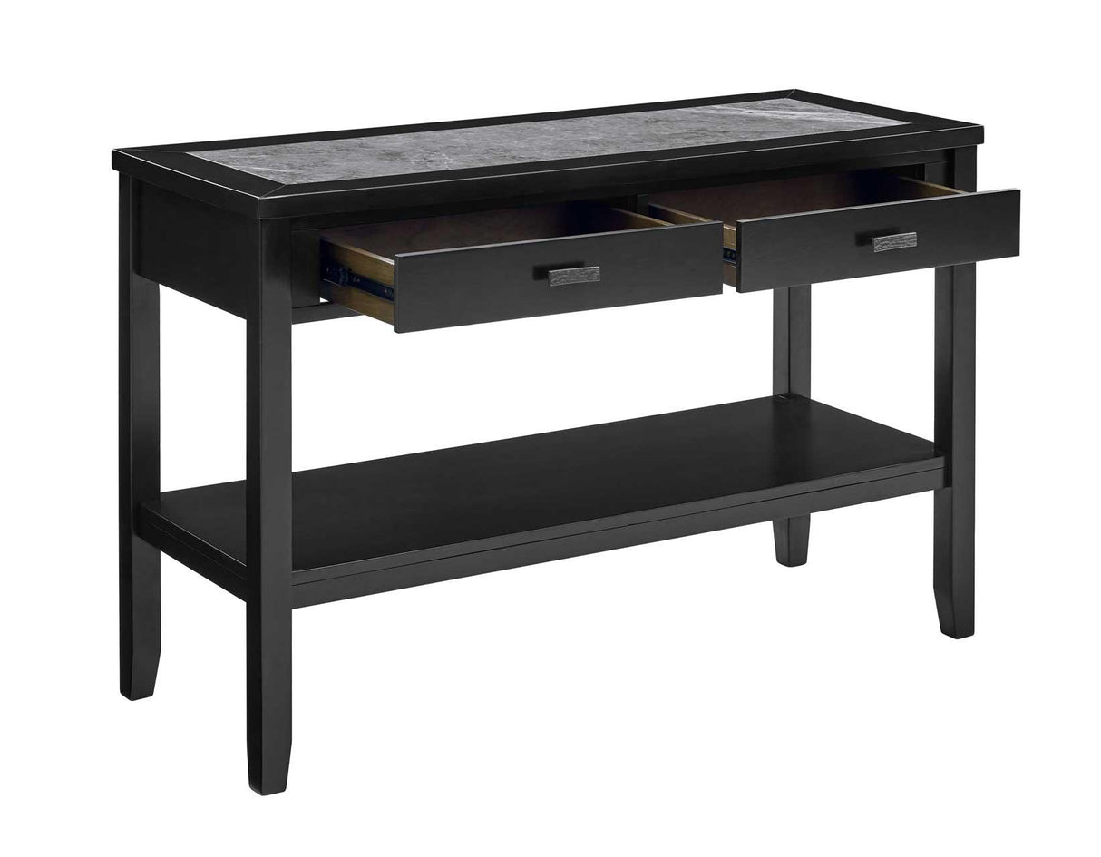 Garvine Sintered Stone Sofa Table by Steve Silver at Eve Furniture