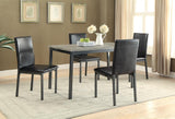 Garza Black Rectangular Dining Table by Coaster at Eve Furniture