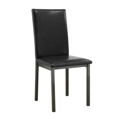 Garza Black Upholstered Dining Chairs, Set of 2 by Coaster at Eve Furniture