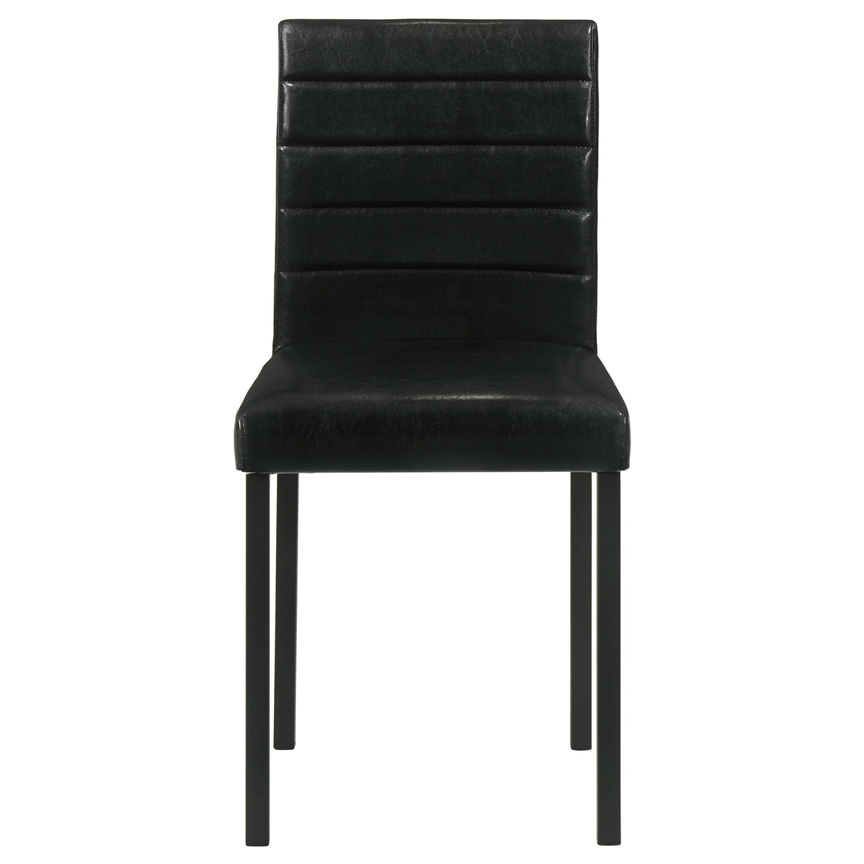 Garza Black Upholstered Dining Side Chair (Set of 4) by Coaster at Eve Furniture