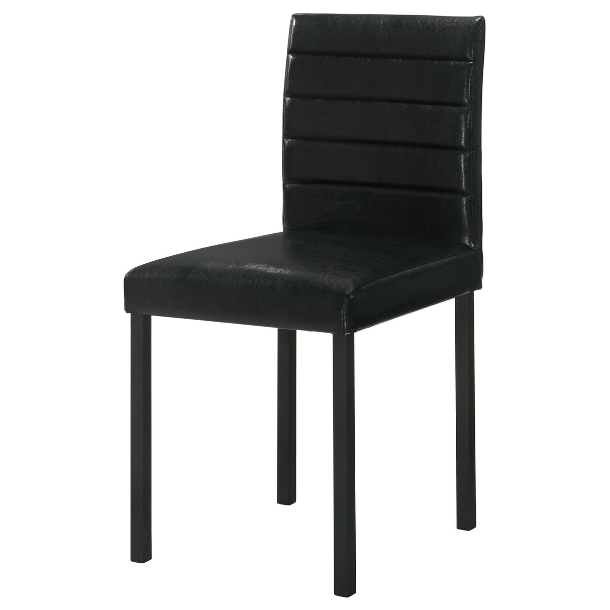 Garza Black Upholstered Dining Side Chair (Set of 4) by Coaster at Eve Furniture