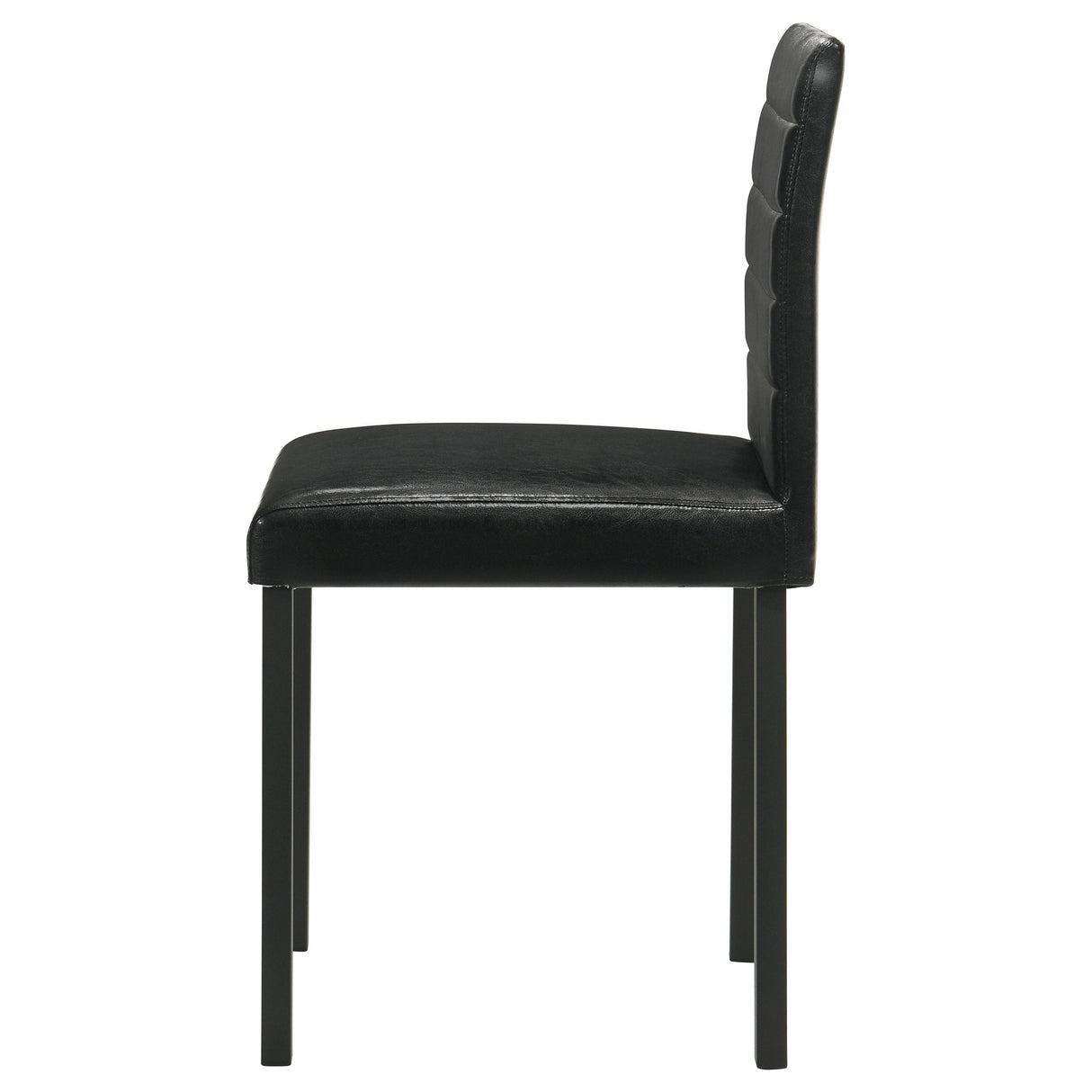 Garza Black Upholstered Dining Side Chair (Set of 4) by Coaster at Eve Furniture