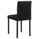 Garza Black Upholstered Dining Side Chair (Set of 4) by Coaster at Eve Furniture