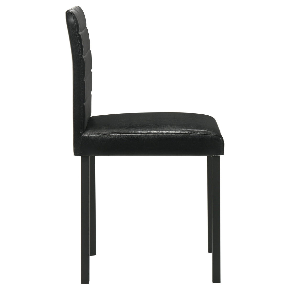 Garza Black Upholstered Dining Side Chair (Set of 4) by Coaster at Eve Furniture