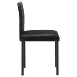 Garza Black Upholstered Dining Side Chair (Set of 4) by Coaster at Eve Furniture